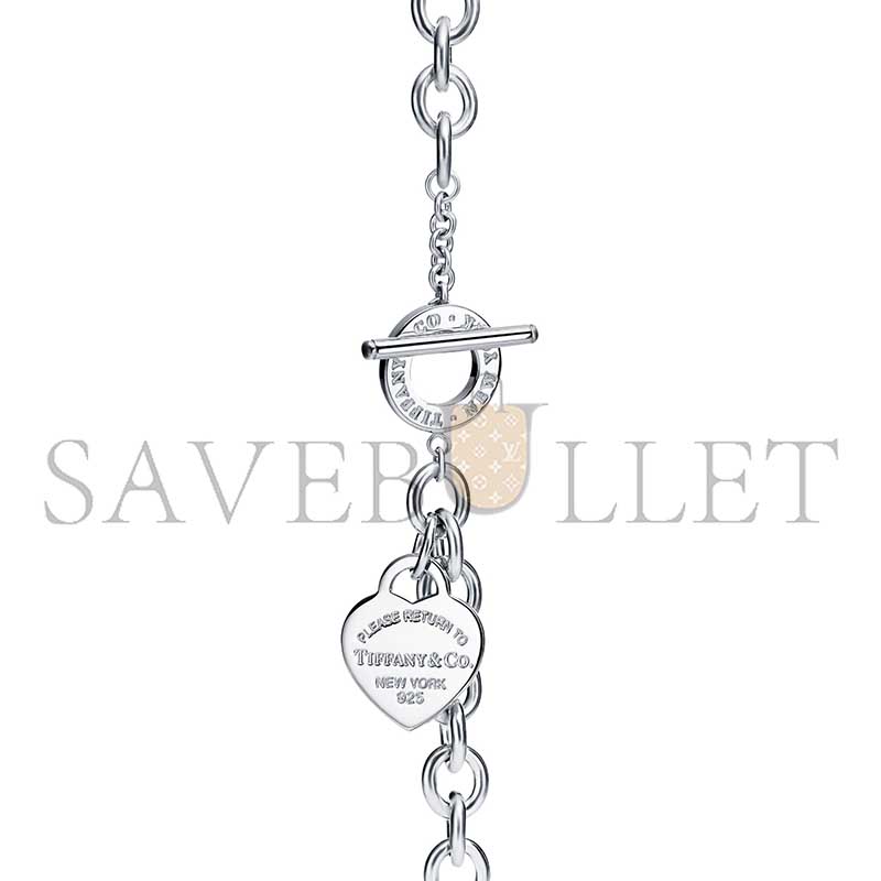 TIFFANY HEART TAG TOGGLE BRACELET IN SILVER 31406463